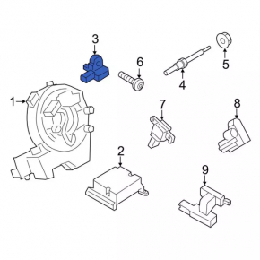 Airbag sensor rear left Ford Ecosport 18-22