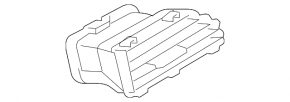 Mazda CX-9 16-23 right center front panel air vent deflector