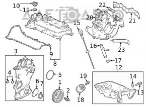 Honda Accord 13-17 hybrid intake manifold