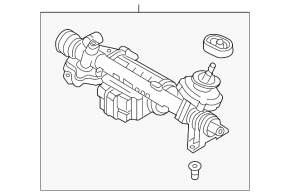 Steering rack VW Beetle 12-19 1.8, 2.0T EPS