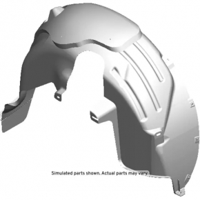 Rear right fender liner Buick Encore 13-19 with mudguard