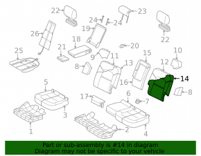 Rear seats, 2nd row, left, Audi Q7 4L 10-15 with seat belt, heated, black leather, dents, scratches, needs cleaning, worn seat belt, missing button cover