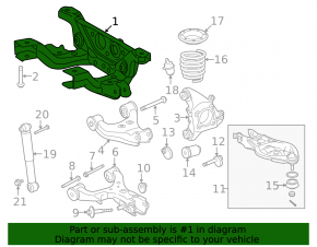 Rear subframe Toyota Sequoia 08-16 rusty, S/B gearboxes need replacement