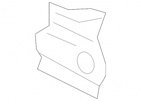 Front fender apron bracket, left, Toyota Rav4 13-18