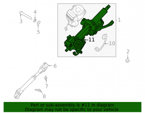 Kia K5 21-24 2.5T steering column with start-stop
