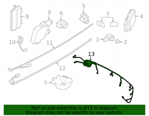 BMW X3 G01 18-21 Front Bumper Wiring