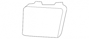 Plug towing hook front bumper Nissan Sentra 13-15 prerest