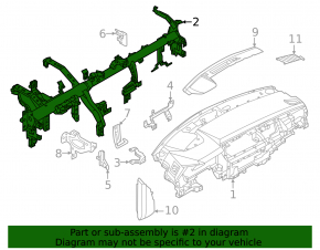 Under-torpedo pipe reinforcement Nissan Rogue 21-23 JP built