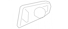 Rear left door handle plug Toyota Camry v70 18-24