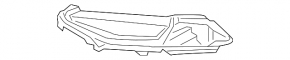 Front bumper grille left Acura ILX 13-15 prerest