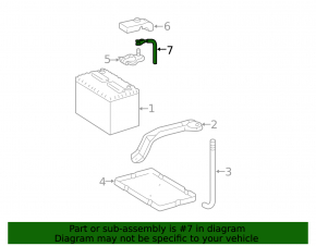 Negative battery terminal for Toyota Avalon 13-18