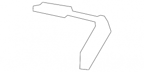 Hyundai Santa FE 21-23 gray front panel molding