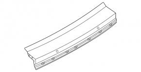 Bare rear bumper for Nissan Rogue 24-26
