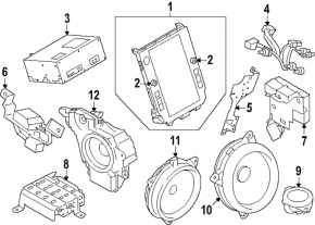 Subaru Forester 25-26 Audio Amplifier