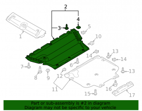 Engine protection Audi A4 B9 20-25
