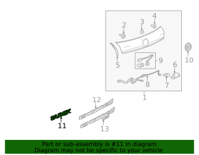 Emblem inscription BUICK tailgate Buick Encore 13-19