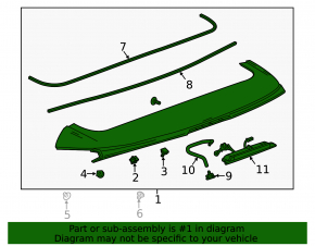 Buick Encore 13-19 Tailgate Spoiler