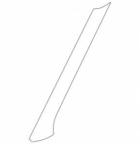 Left front pillar molding Nissan Kicks 18-24