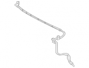 Mercedes W167 GLE 350 450 20-23 heated windshield washer nozzle chain