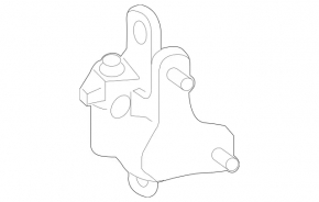 Door hinge lower front left Mercedes GLC 16-22