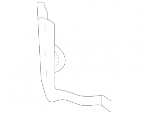 Mercedes GLC 300 20-22 Intercooler Pump Bracket (2 parts)