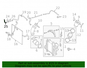 Mercedes GLC 300 20-22 Intercooler Pump Bracket (2 parts)