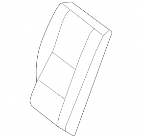 Backrest of the rear row of seats, 2nd row, right, Mercedes GLC 16-22, black leather, gray stitching, perforation, heated