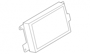 Monitor, display, navigation Ford Mustang mk6 15- large without control panel, scratches