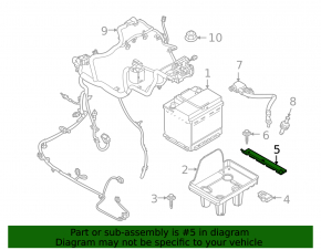Battery Bracket 12V Ford Mustang Mach-E 21-23