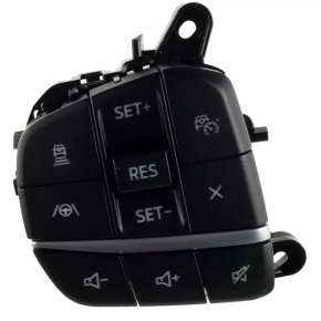 Steering wheel control buttons left Ford Bronco Sport 21-25 under radar