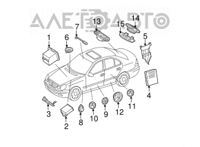 Mercedes W211 front left door speaker