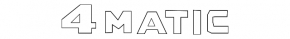 Mercedes GLA 17-20 4matic tailgate emblem