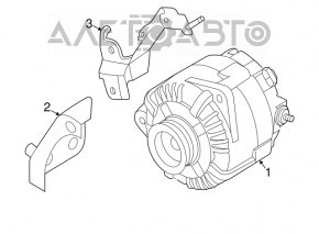 Generator Nissan Altima 13-18 2.5