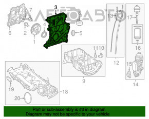 Mercedes GLA 14-20 Front Engine Cover