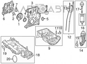 Mercedes GLA 14-20 Front Engine Cover