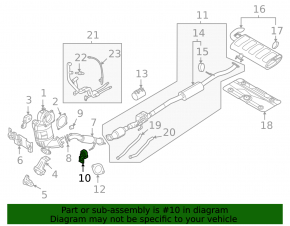 Kia Sportage 23-26 HEV Downpipe Bracket