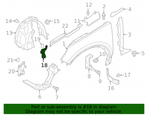 Arch protection side right Volvo XC40 19-25 type 2