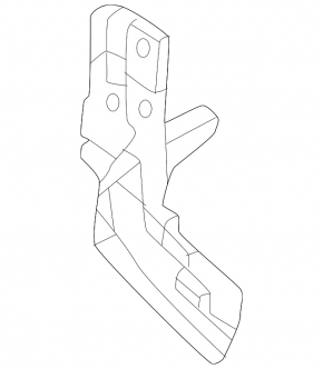 Front bumper bracket, center right, Volvo XC90 25-26, type 2