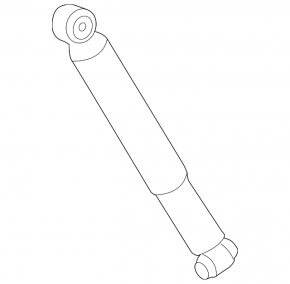 Rear left shock absorber Lexus RX450h 10-14