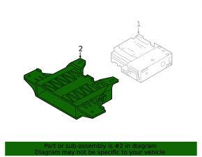 Audi Q8 19-25 Radio Tape Bracket