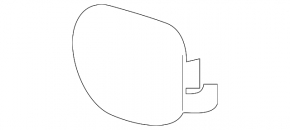 Lexus IS 14-16 front bumper tow hook cap