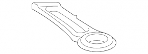 Rear subframe lug, rear left, Toyota Camry v70 18-24 FWD