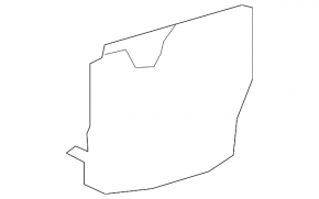 Arch protection side left Lexus ES250 ES300h ES350 19-