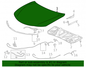2020 Acura TLX bare hood