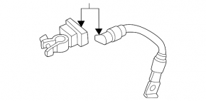 Negative battery terminal BMW i4 22-26