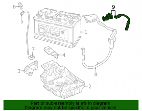 Negative battery terminal BMW i4 22-26