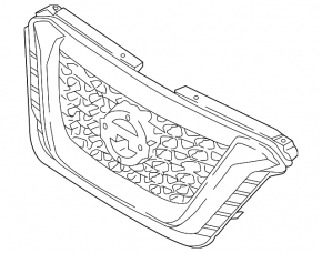 Radiator grill grill Nissan Kicks 21-24 SR