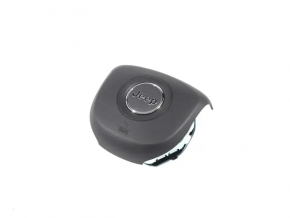 Airbag in steering wheel driver Jeep Cherokee KL 19-21 black, rusty pyropatron