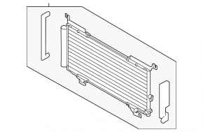 Subaru Outback 15-19 air conditioner condenser