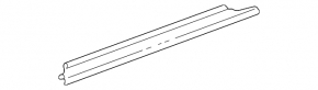 Door-glass molding, central front right, Toyota Corolla e12 02-08 5d 4d